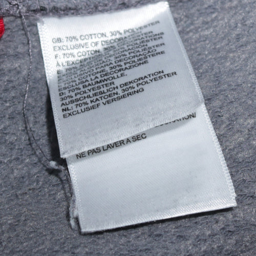 The North Face Mens Grey Jogger Sweatpants L Fleece Tapered Fit
