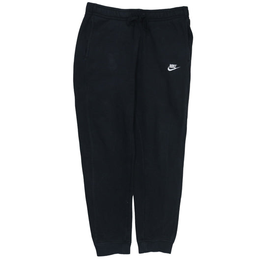 Nike Men's Black Jogger Trousers M Regular Fit Fleece Sweatpants