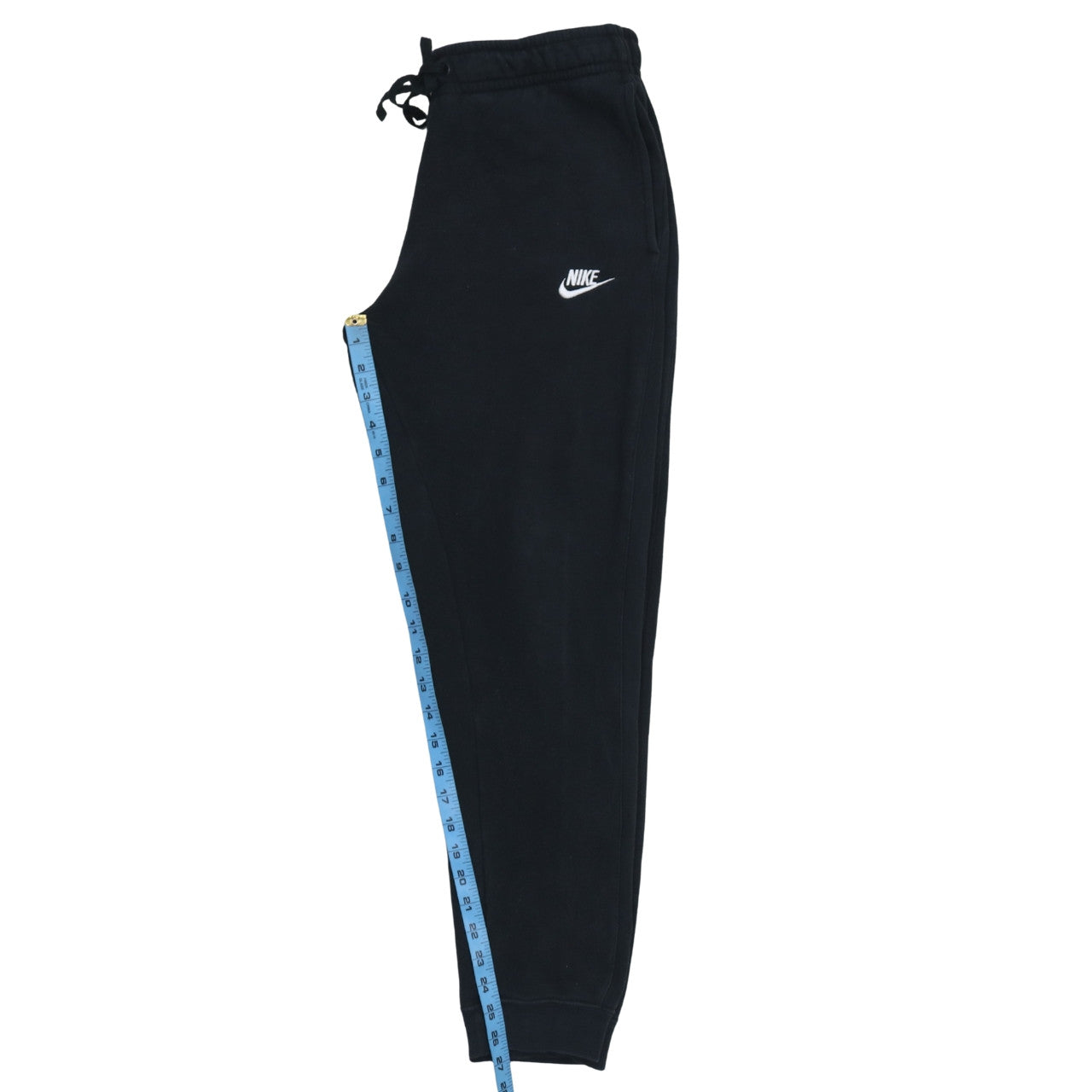 Nike Men's Black Jogger Trousers M Regular Fit Fleece Sweatpants
