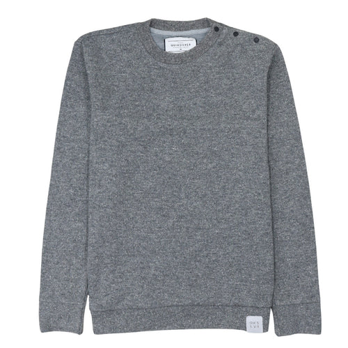 Quiksilver Men's Grey Pullover Sweatshirt L Classic Fit