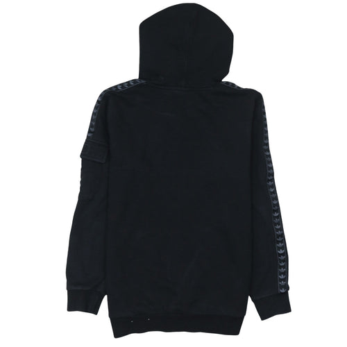 Adidas Boys Black Pullover Hoodie 13-14 Years Cotton Fleece Lined