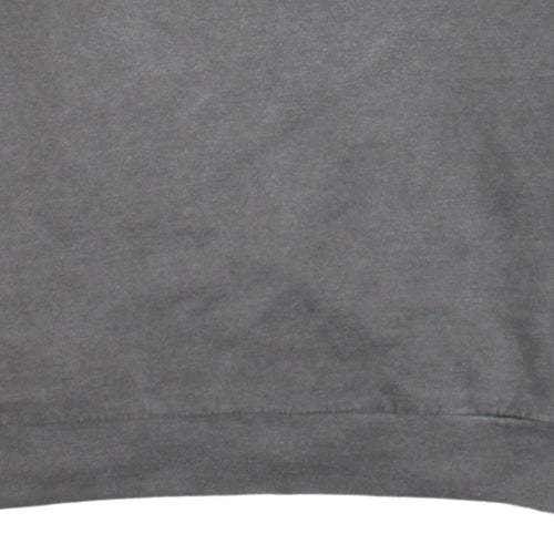 PrettyLittleThing Women Grey Pullover Sweatshirt Size M Wyoming 1986 USA Embroidered