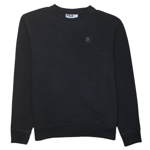 FILA Men's Black Crew Neck Pullover Sweatshirt Size M