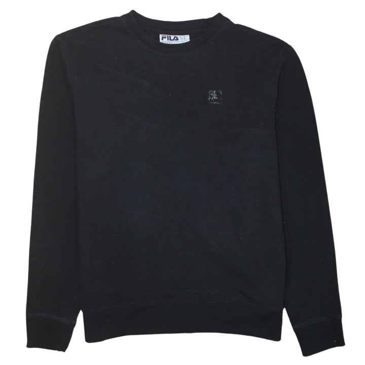 FILA Men's Black Crew Neck Pullover Sweatshirt Size M