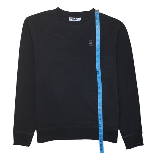 FILA Men's Black Crew Neck Pullover Sweatshirt Size M