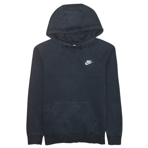 Nike Men's Black Pullover Hoodie Small Regular Fit Logo Fleece
