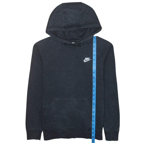 Nike Men's Black Pullover Hoodie Small Regular Fit Logo Fleece