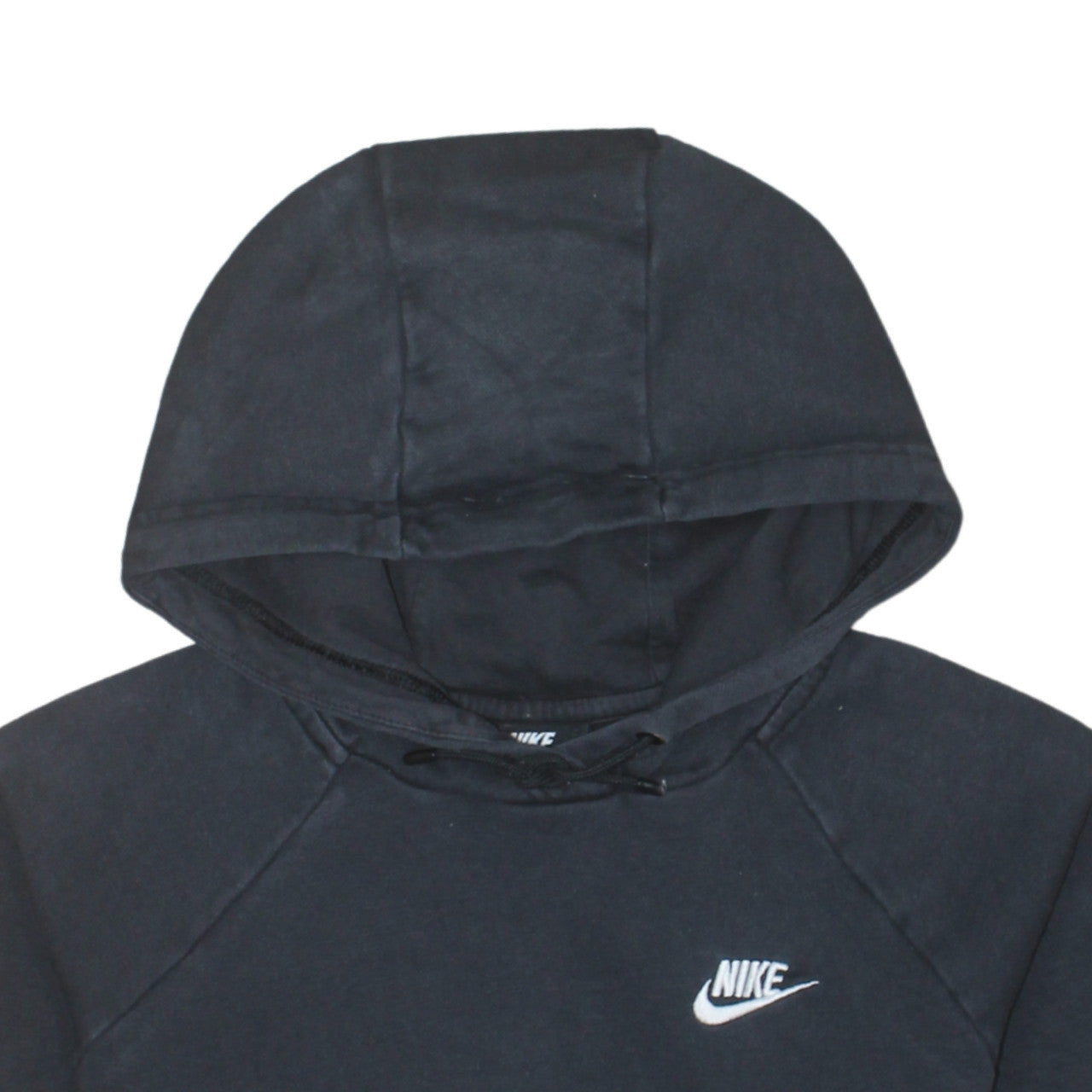 Nike Men's Black Pullover Hoodie Small Regular Fit Logo Fleece