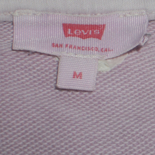 Levi's Women's Light Purple Crew Neck Pullover Sweatshirt M