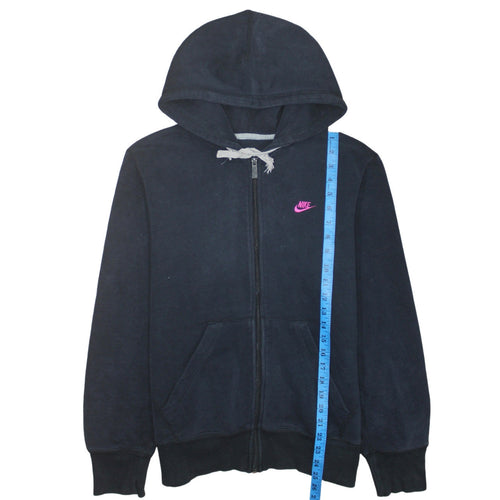 Nike Men’s Black Full Zip Hoodie M Sportswear Fleece Sweatshirt