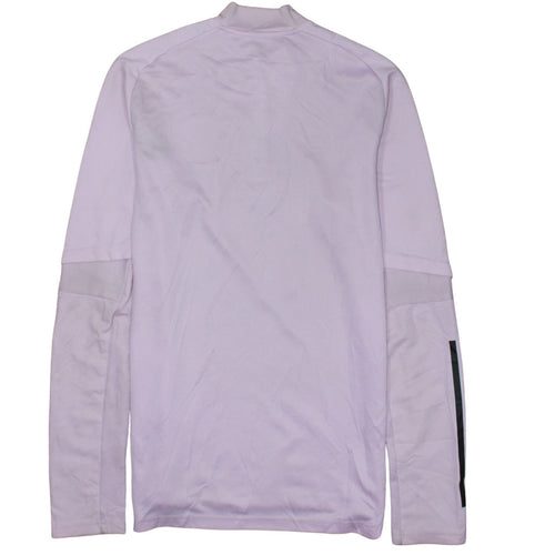Adidas Men's Pink Inter Miami 1/4 Zip Training Top M Long Sleeve