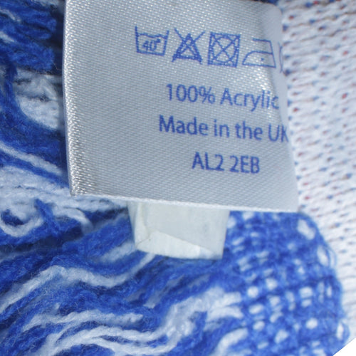 Chelsea Football Club Blue Acrylic Men's Knitted Winter Scarf