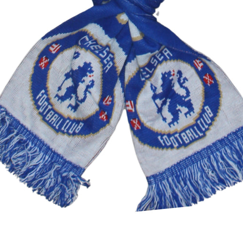 Chelsea Football Club Blue Acrylic Men's Knitted Winter Scarf