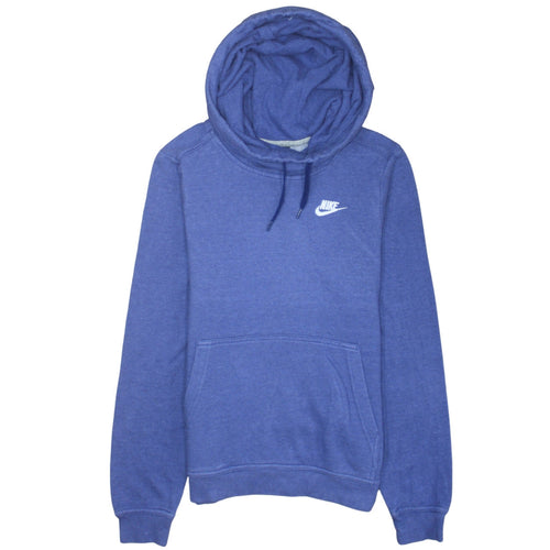 Nike Men's Blue Pullover Hoodie XS Cotton Blend Athletic Fit