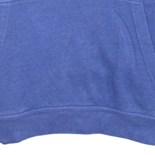 Nike Men's Blue Pullover Hoodie XS Cotton Blend Athletic Fit