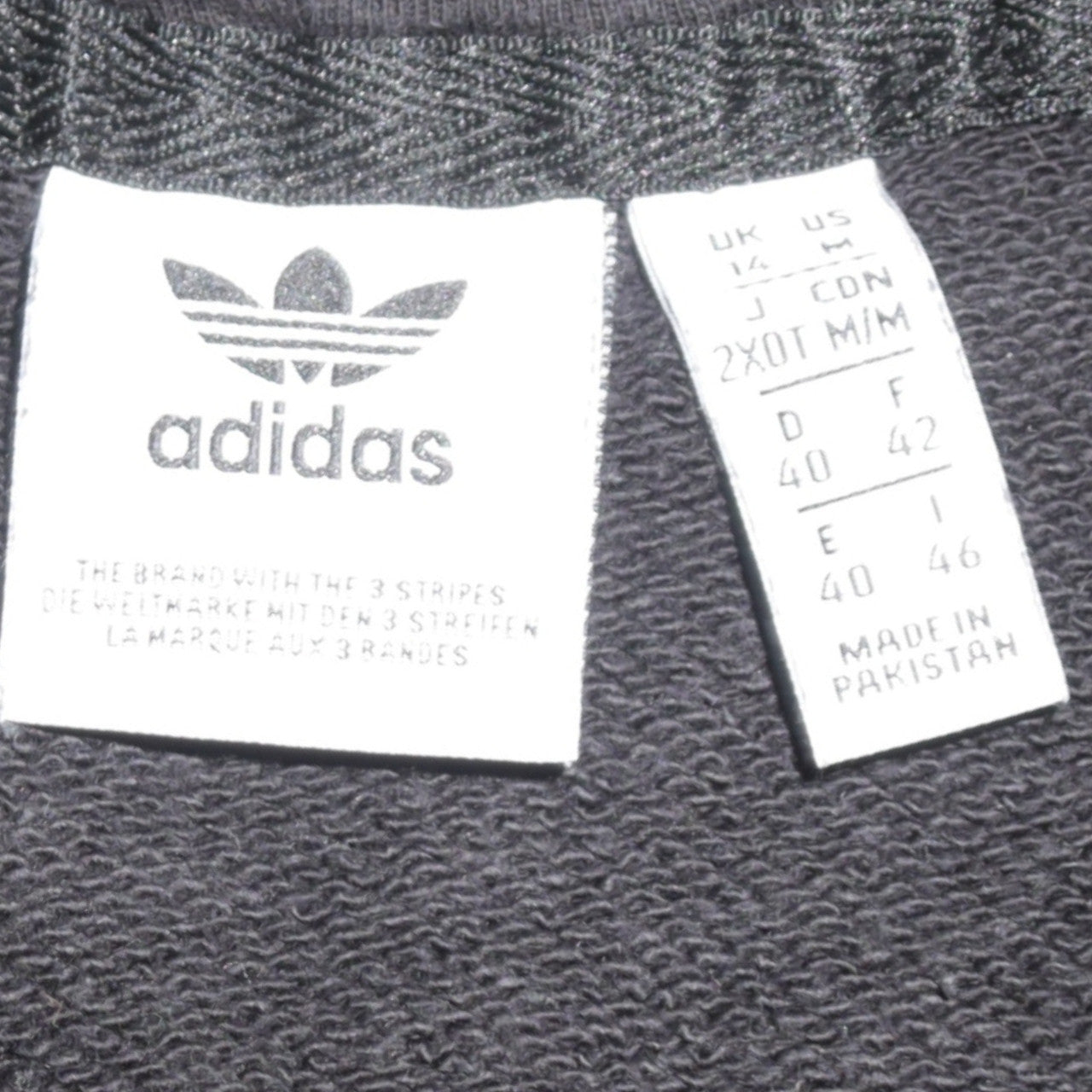 Adidas Womens Black Pullover Hoodie Size 14 UK Hooded Sweatshirt