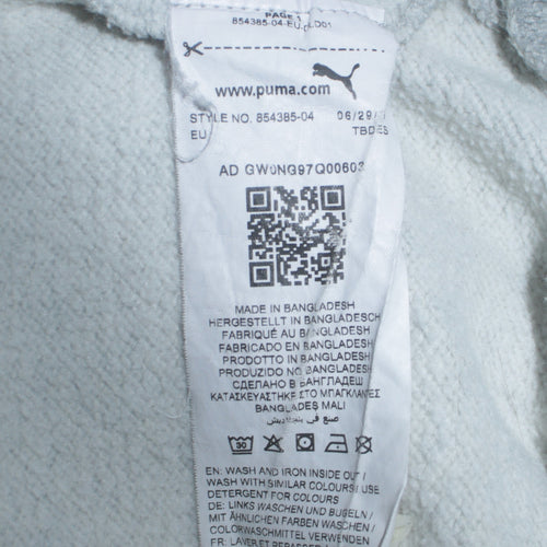 Puma Womens Grey Crew Neck Pullover Sweatshirt Size XS