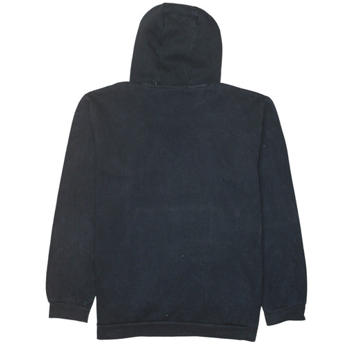 Adidas Men's Black 2XL Pullover Hoodie with Logo Embroidery