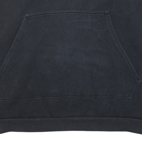 Adidas Men's Black 2XL Pullover Hoodie with Logo Embroidery