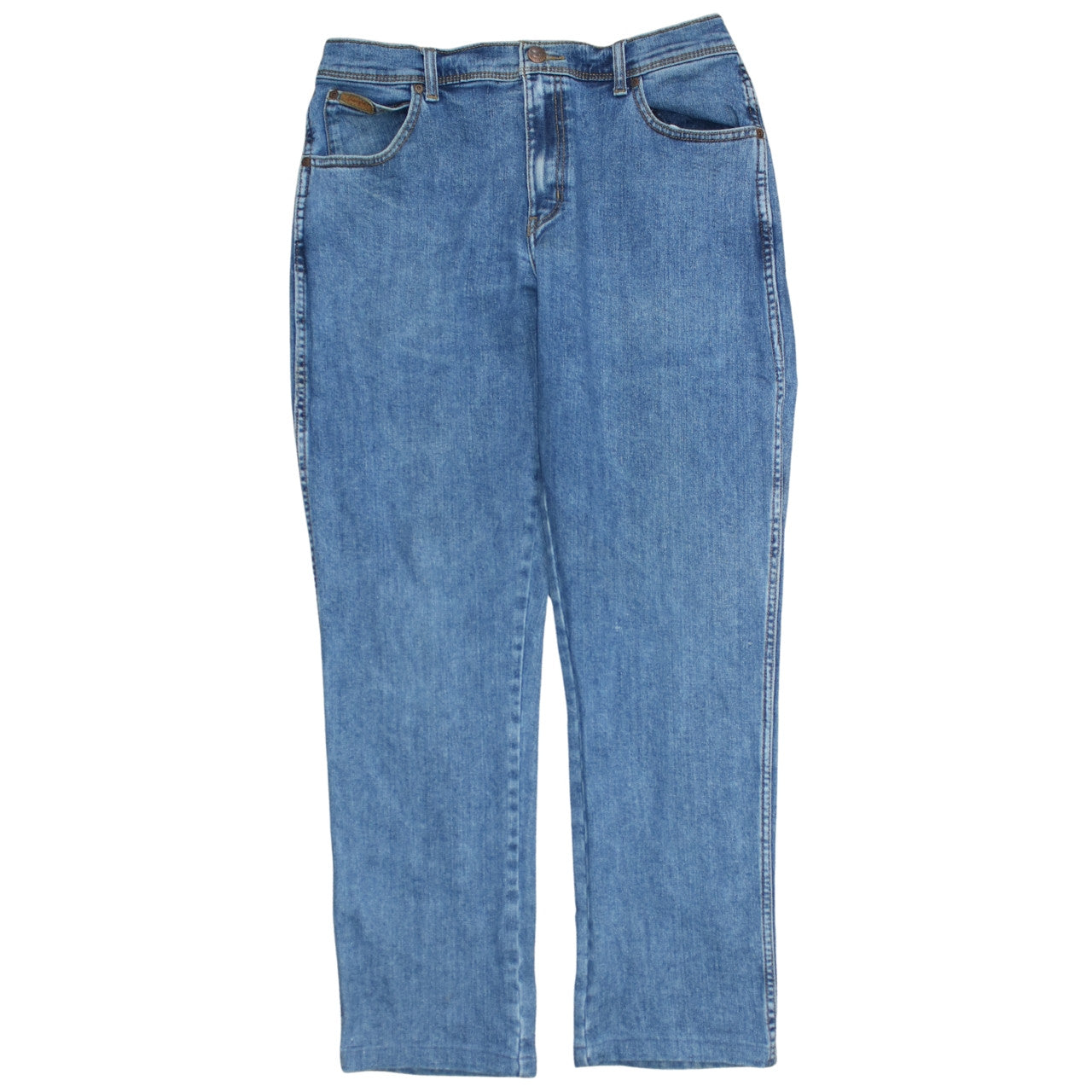 Wrangler Men's Blue Texas Straight Leg Jeans W34 L32 Regular Fit