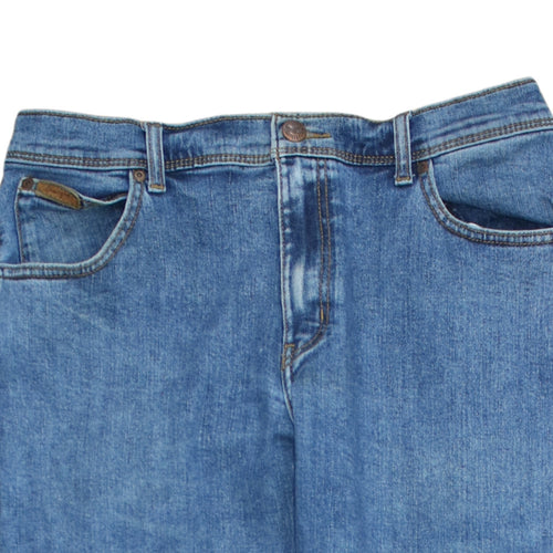 Wrangler Men's Blue Texas Straight Leg Jeans W34 L32 Regular Fit