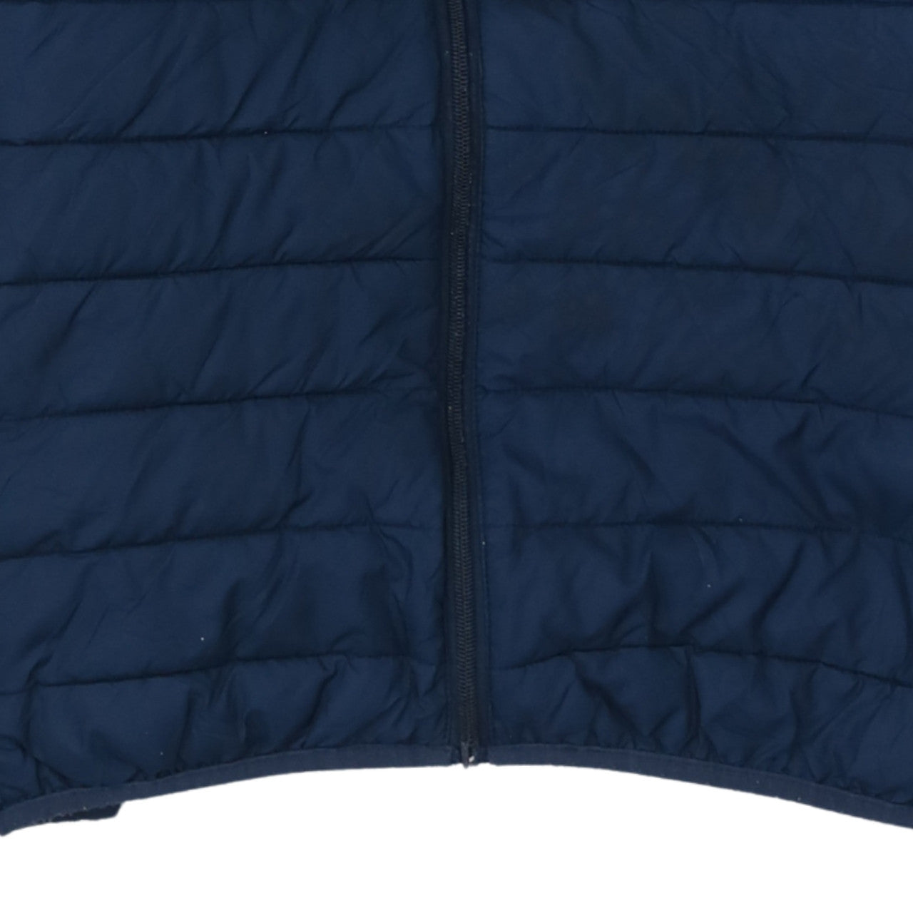 Ellesse Men Blue Hooded Puffer Jacket M Regular Fit Quilted Zip-Up