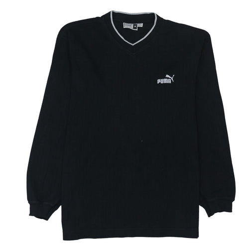 Puma Men's Black V-Neck Pullover Sweatshirt Size M