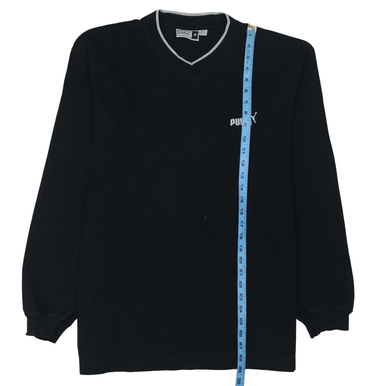 Puma Men's Black V-Neck Pullover Sweatshirt Size M