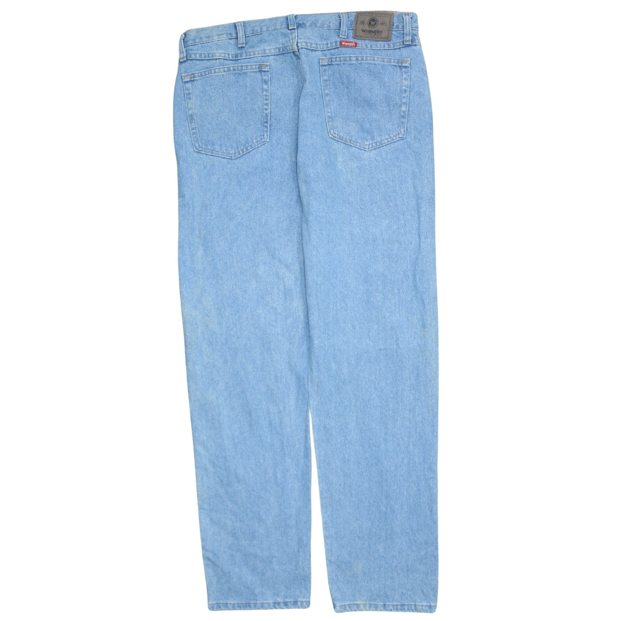 Wrangler Men's Blue Light Wash Classic Straight Leg Jeans 38x32