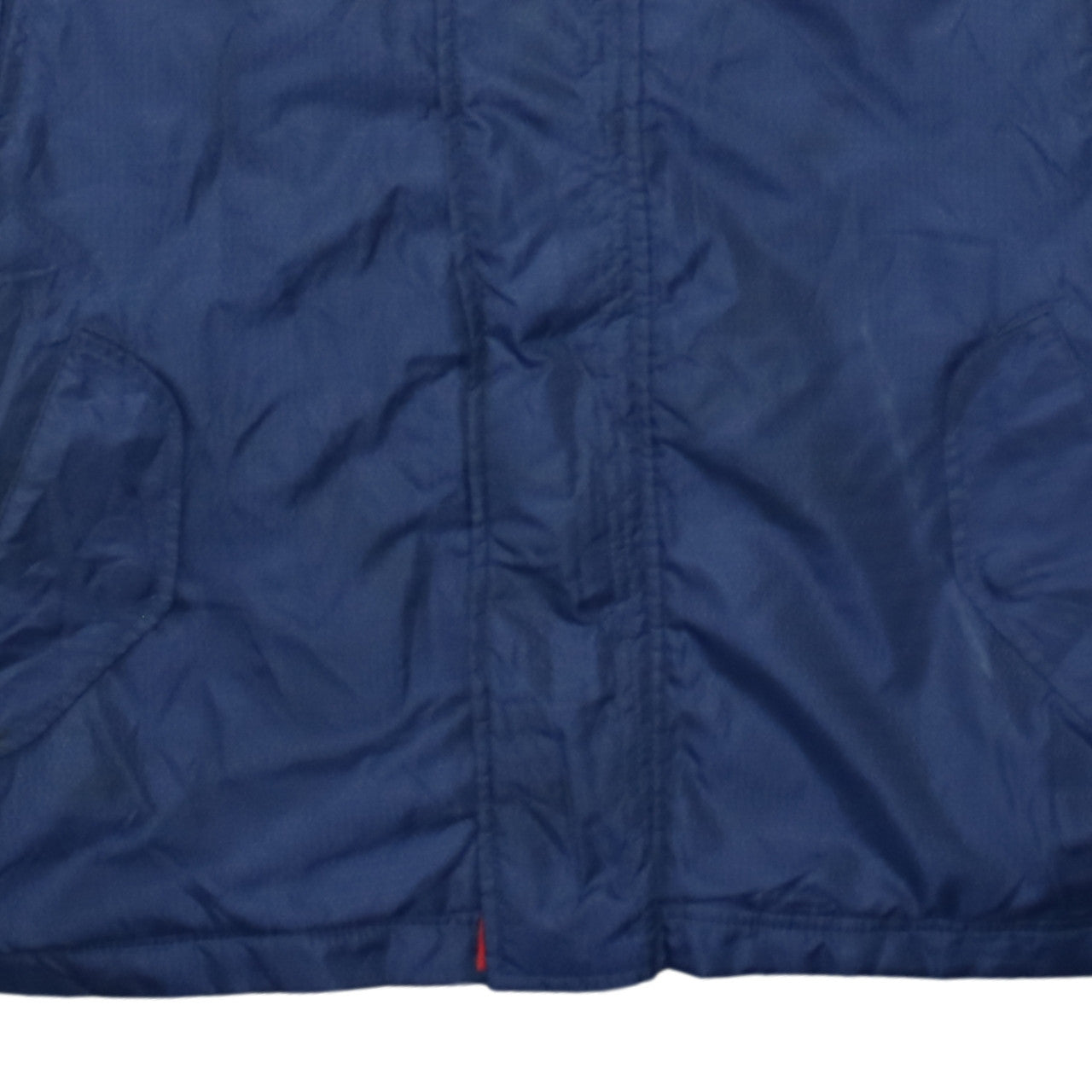 Fila Men's Blue Hooded Parka Jacket XL Faux Fur Trim Winter Coat