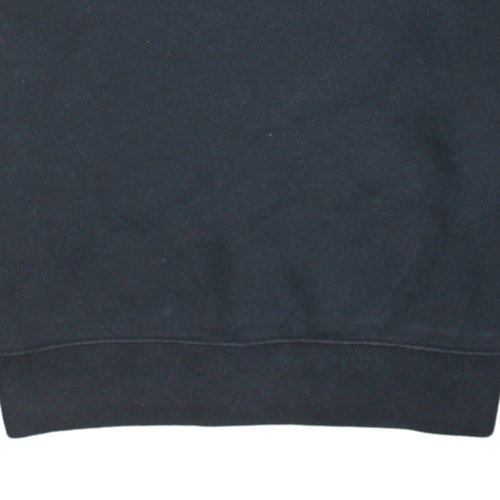 Champion Men's Black Small Pullover Sweatshirt Logo Crew Neck