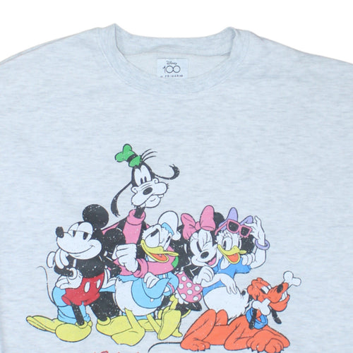 Disney Primark Women Grey Mickey & Friends Sweatshirt Size S