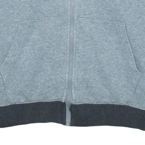 Nike Men's Grey Full Zip Hoodie M Regular Fit Sportswear