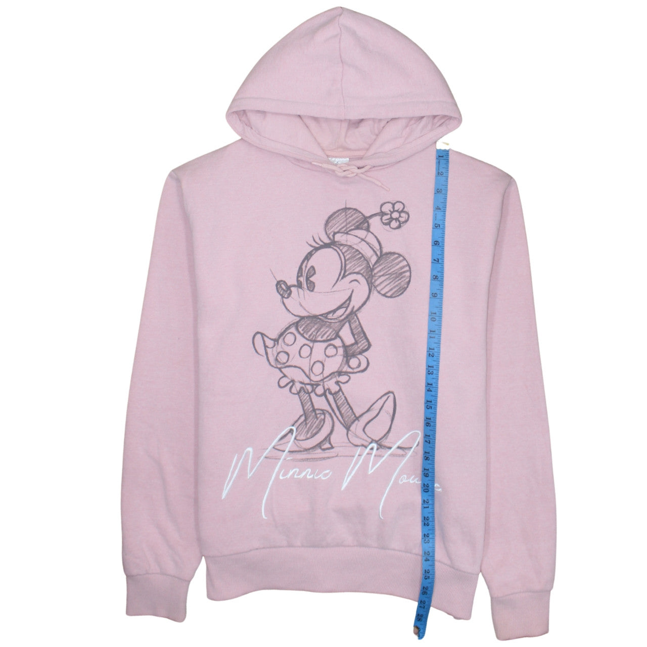 Disney Women’s Pink Minnie Mouse Pullover Hoodie L