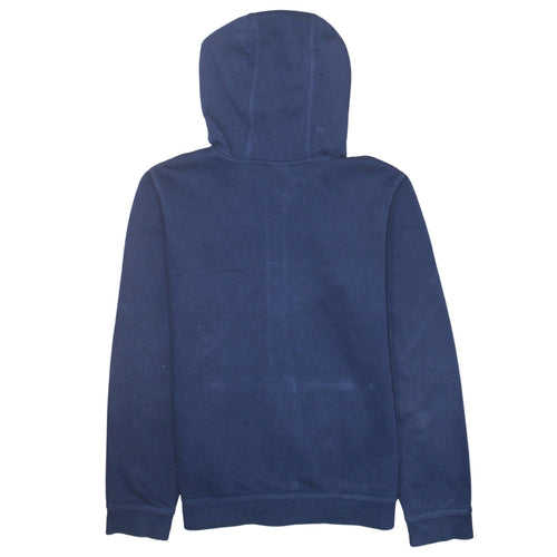 Nike Boys Blue Full Zip Hoodie XL 158-170cm Cotton Blend Logo Design