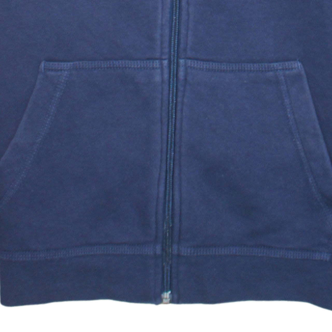 Nike Boys Blue Full Zip Hoodie XL 158-170cm Cotton Blend Logo Design