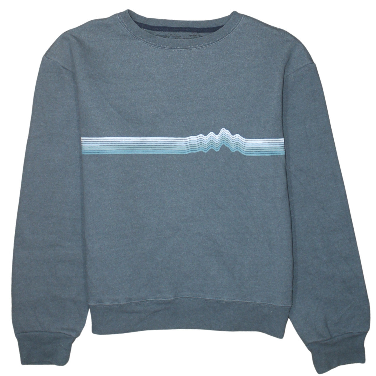 Patagonia Women Blue Regular Fit UPRISAL Crew Sweatshirt Size S