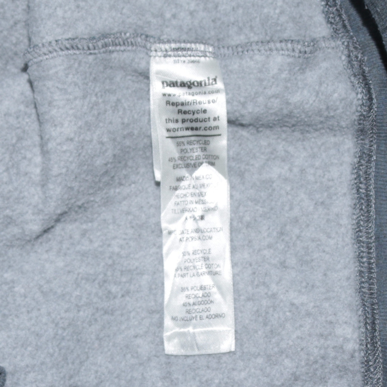 Patagonia Women Blue Regular Fit UPRISAL Crew Sweatshirt Size S