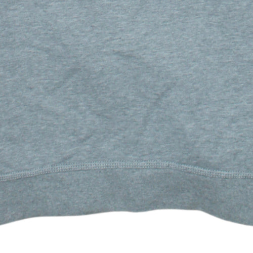 Nike Men's Grey Crew Neck Cotton Pullover Sweatshirt M
