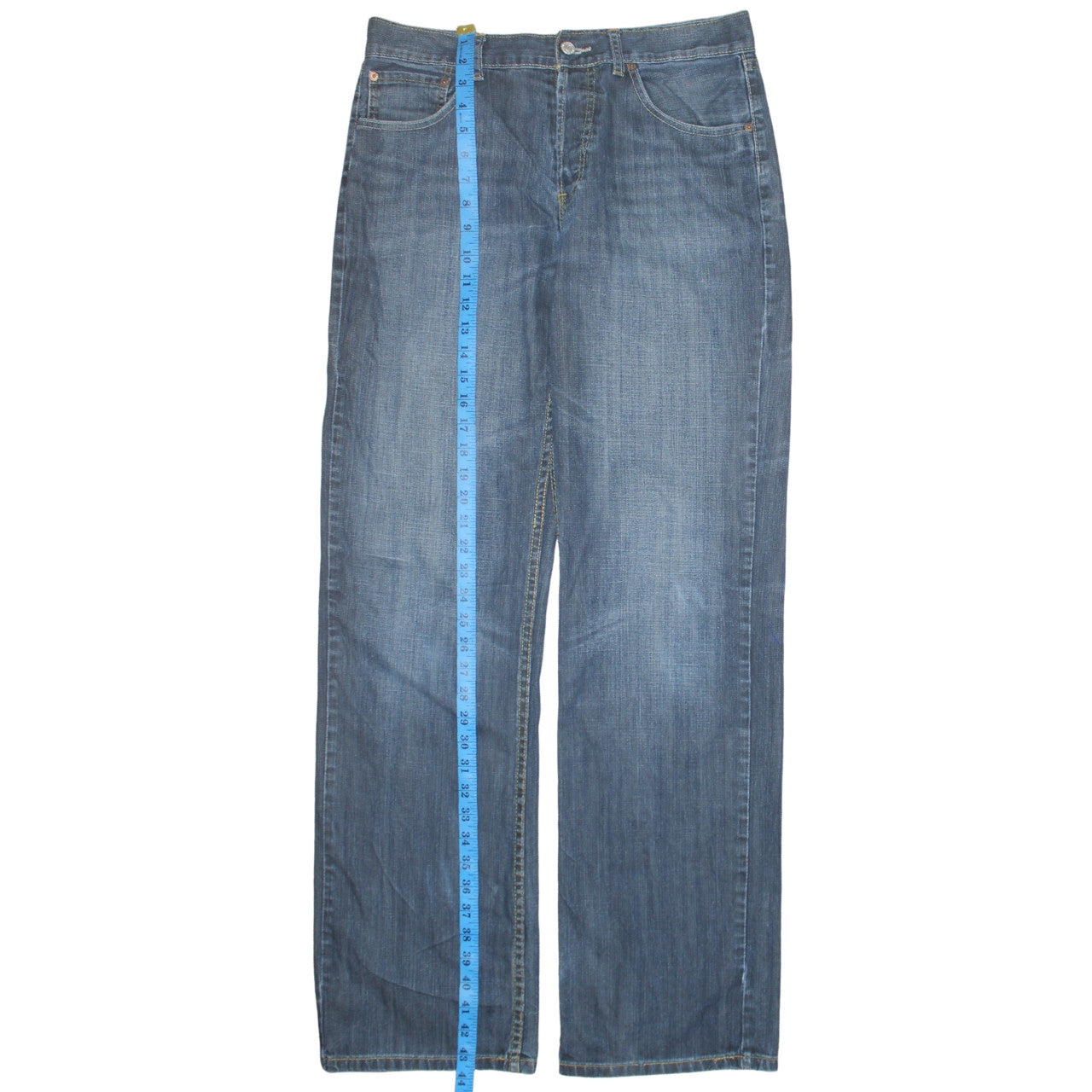 Levi's Men's Blue 33 Straight Leg Denim Jeans Classic Fit