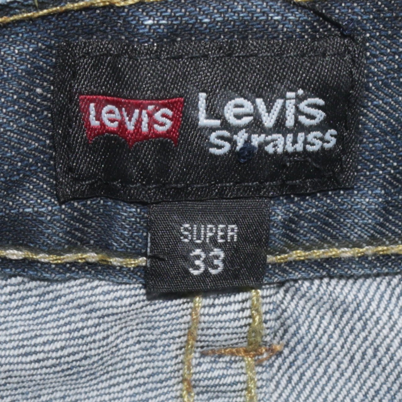 Levi's Men's Blue 33 Straight Leg Denim Jeans Classic Fit