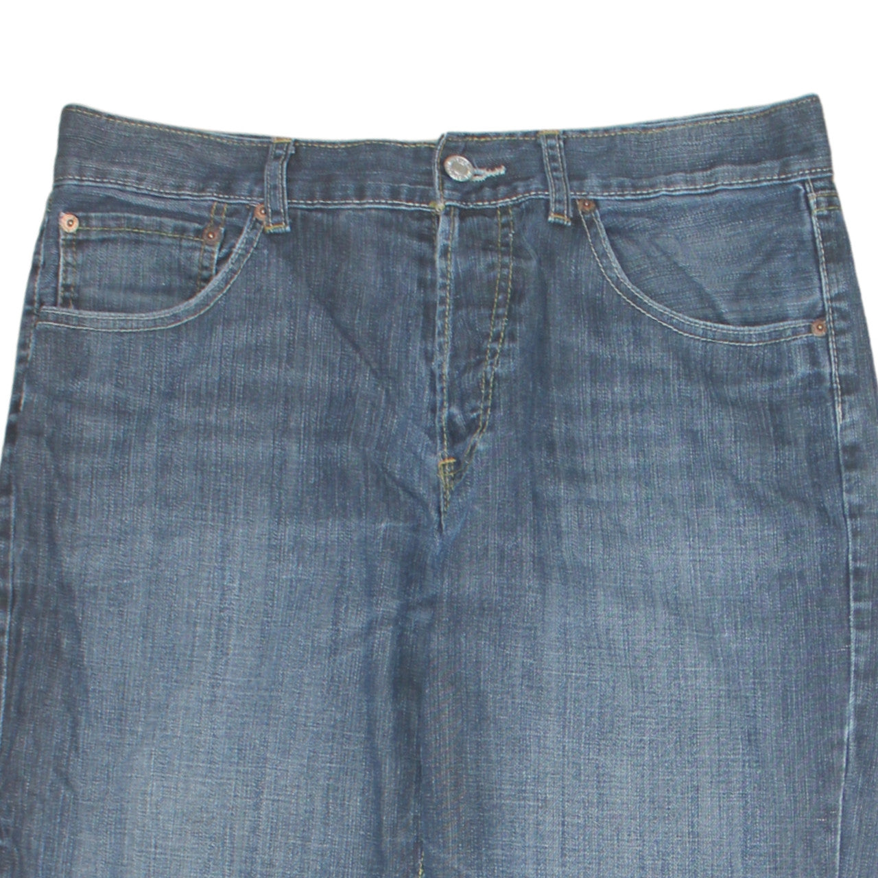 Levi's Men's Blue 33 Straight Leg Denim Jeans Classic Fit