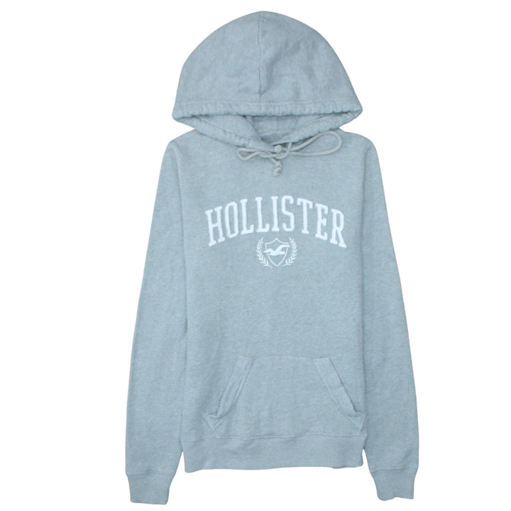 Hollister Womens Grey Pullover Hoodie XS Cotton Blend Casual