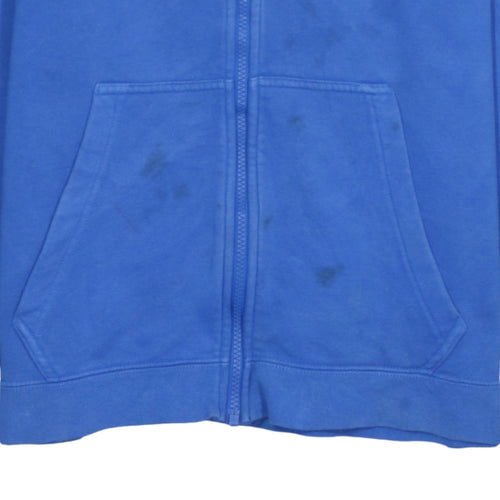 Nike Men's Blue Full Zip Hoodie M Sports Fleece Just Do It