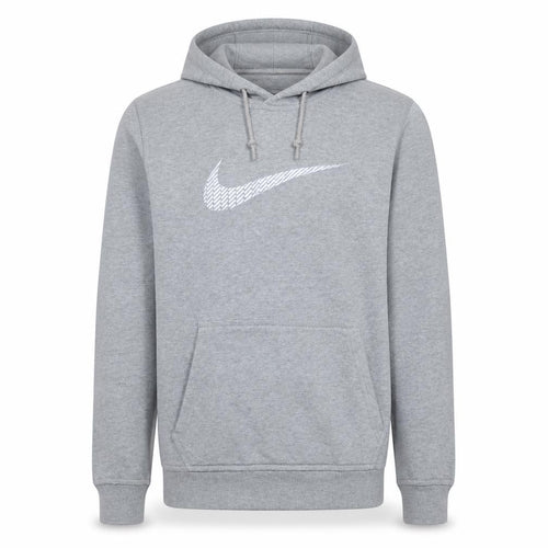 Nike Men's Grey Pullover Hoodie Size S Regular Fit Sports Fleece