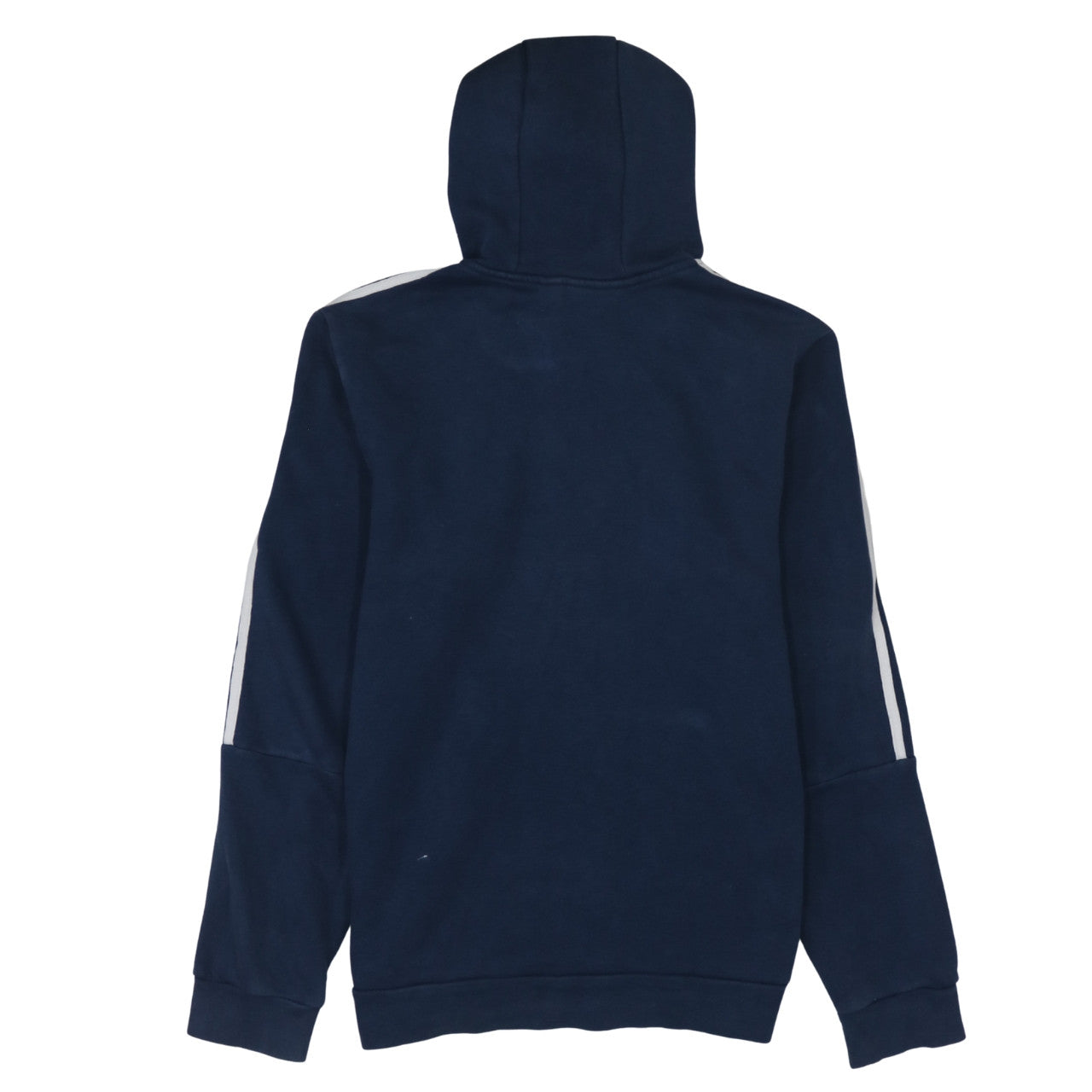 Adidas Men Blue Pullover Hoodie Medium Fleece Sportswear