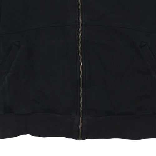 Puma Men's Black XL Full Zip Collared Sweatshirt with Logo