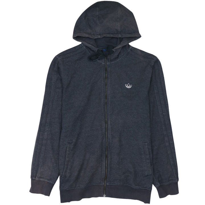 adidas Men’s Black Full Zip Hoodie L Regular Fit Sportswear