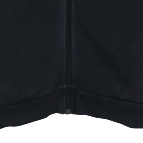 Adidas Men's Black Full Zip Hoodie XS Logo Fleece Sweatshirt