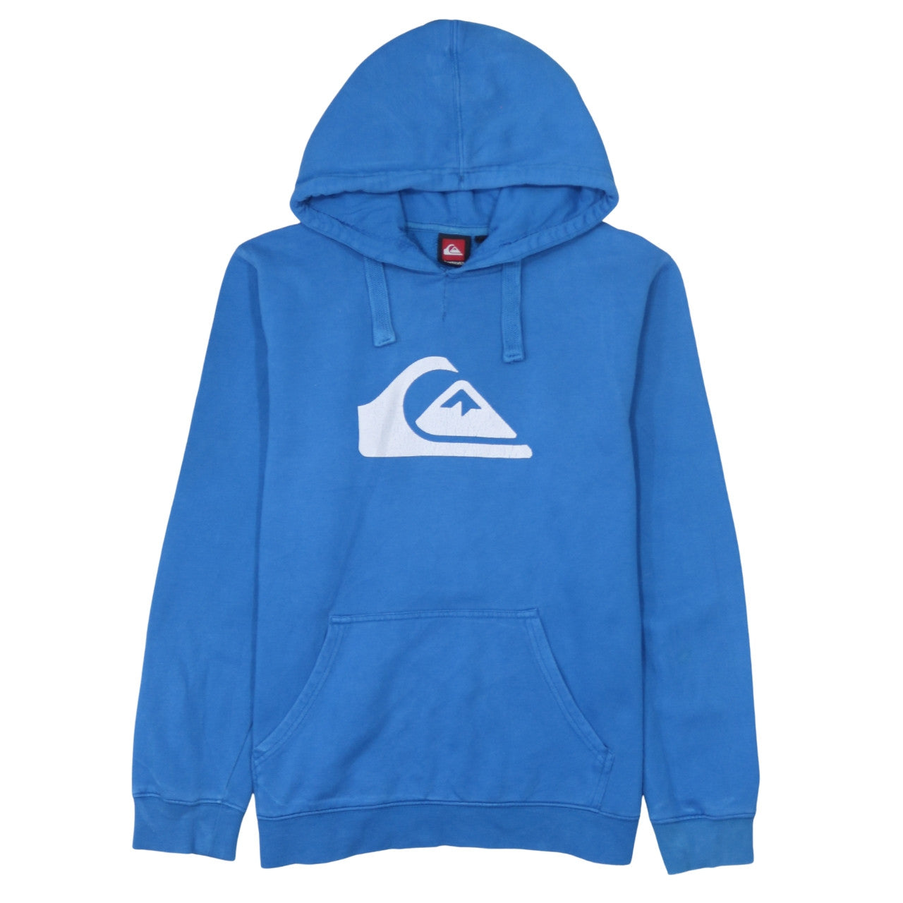 Quiksilver Men's Blue Pullover Hoodie M Logo Surf Style